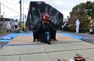 浅野神社神楽奉納獅子舞いの獅子頭と神楽の保存と組立飾付技術・獅子舞習得・育成事業