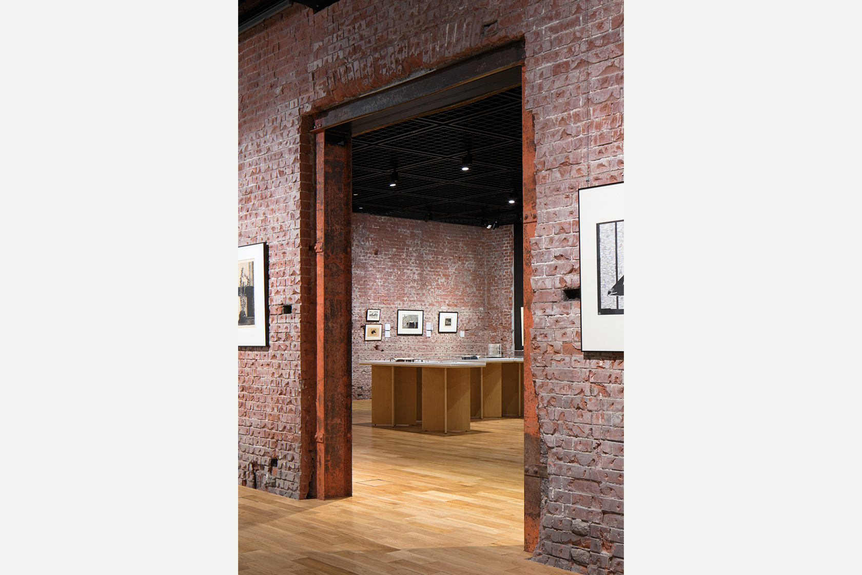 2階展示室の開口部
