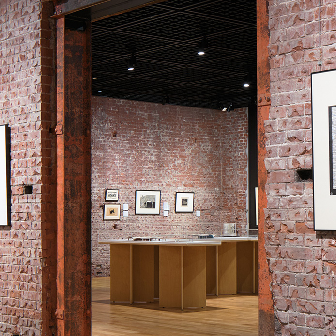 2階展示室の開口部